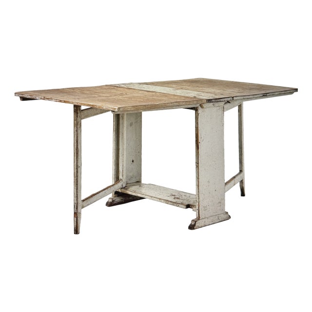 Antique Folding Table, 1850 For Sale