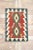 Red Vintage Persian Shiraz Kilim Rug - 02'00 X 02'11 For Sale - Image 8 of 9