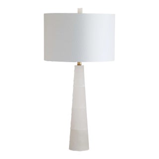 Alabaster Table Lamp - White For Sale