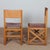 Vintage Chairs in Wood and Leather, 1980s, Set of 4 For Sale - Image 6 of 7
