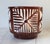 Vintage Italian Brown & White Pottery Planter For Sale - Image 4 of 8
