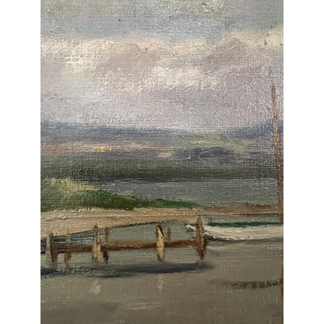 Alexis Louis Roche, Au bord du lac, Genève, Oil on Canvas For Sale - Image 7 of 10