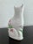 Whimsical Late 20th-Century Highly Glazed Earthenware Kitty by n.s. Gustin For Sale - Image 4 of 13