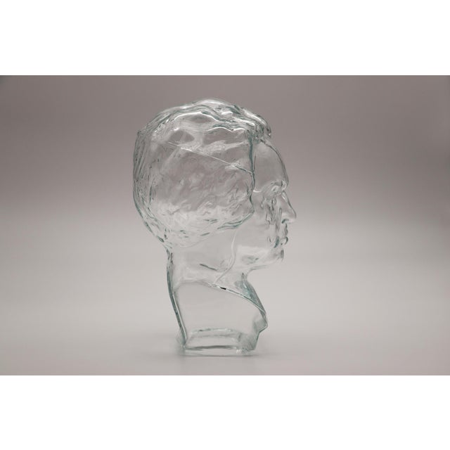 Beethoven Glass Head by Ingrid Glass, 1970, Germany For Sale - Image 4 of 12