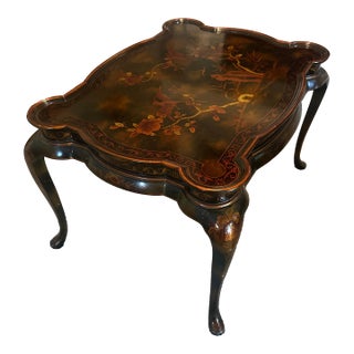 Maitland Smith Chinoiserie Style Table For Sale