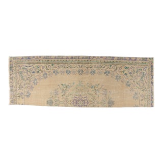 1960s Anatolian Kurdish Handknotted Runner For Sale