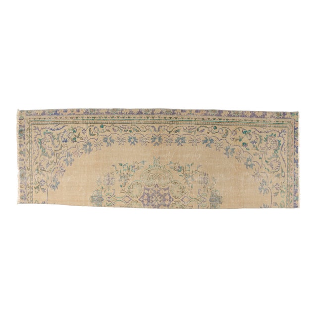 1960s Anatolian Kurdish Handknotted Runner For Sale