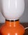Orange Vintage Italian Glass Table Lamps, 1970s, Set of 2 For Sale - Image 8 of 10