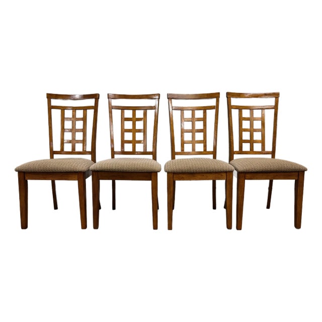 Cross Island Dining Chairs by Ashley Furniture - Set of 4 For Sale