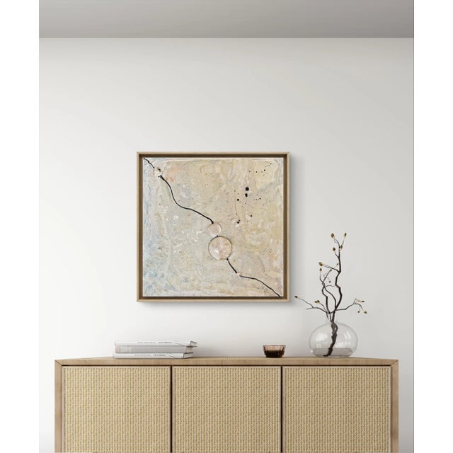 Contemporary Elena Camacho, Línea de vida V, Mixed Media, Framed For Sale - Image 3 of 4