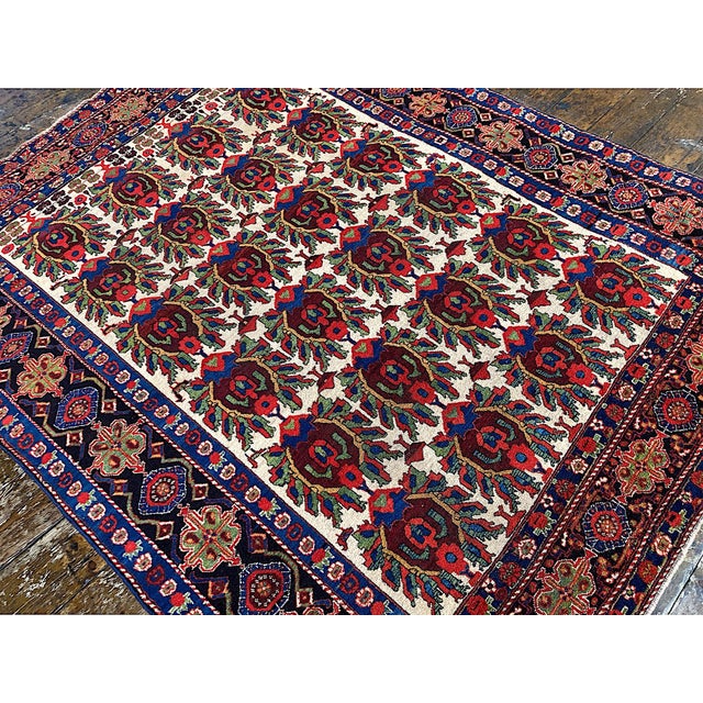 Antique Afshar Rug, 1890s For Sale - Image 6 of 18