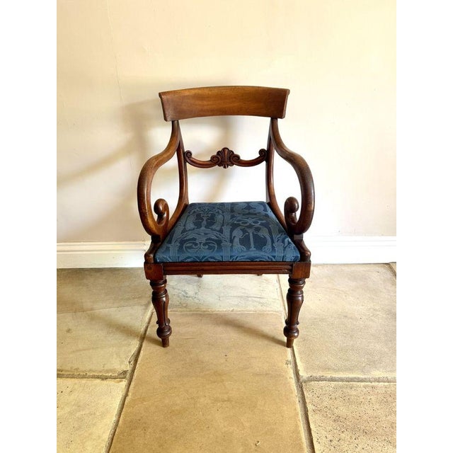 Antique Regency Mahogany Dining Chairs, 1820, Set of 6 For Sale - Image 4 of 7