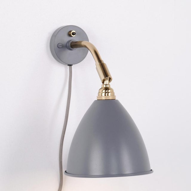 Bestlite BL7 Wall Lamp in Brass and Grey by Robert Dudley Best for Gubi For Sale - Image 5 of 11
