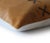 Brown Luxury Camel Leather Lace Throw Pillow 16x24 | Handmade Designer Lumbar Cushion With Cross-Laced Detail For Sale - Image 8 of 10