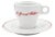 Vintage Le Grand Colbert Paris Restaurant Demitassse Cup & Saucer For Sale