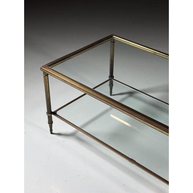 Mid-Century Glass Coffee Table For Sale - Image 16 of 18
