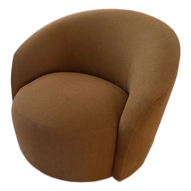 Restoration Hardware Copenhagen Swivel Chair For Sale