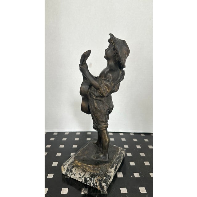 Metal 19th Century Gabrielle Parente Bronze Italy For Sale - Image 7 of 12
