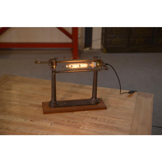 Industrial Loom Lamp, 1950s For Sale - Image 4 of 12