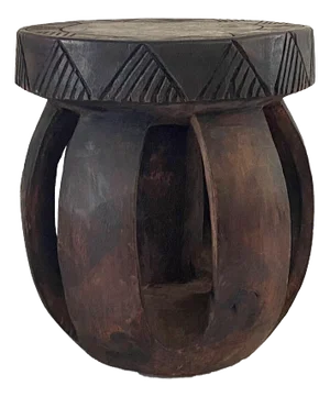Vintage African Baga Low Stool Guinea-Bissau