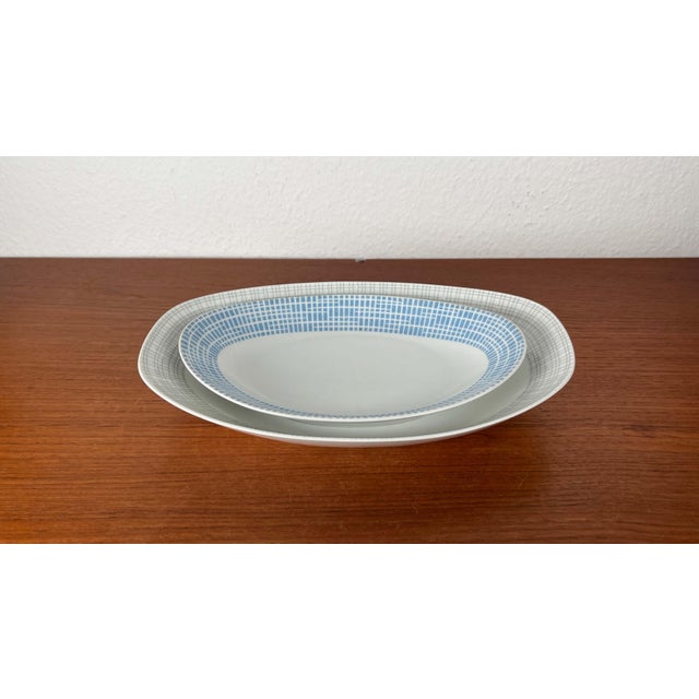 Mid-Century Modern German Ceramic Plates by Heinrich Löffelhardt for Arzberg, 1960s, Set of 2, in Very Good conditions....