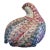 Vintage Toyo Floral Quail Figurine Porcelain Partridge Bird 14k Gold Guild 60s For Sale