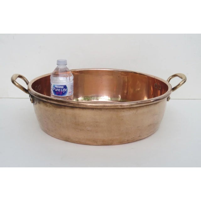 Metal English Very Copper Cream Preserves Pan Pot by Benham & Froud Retailed by Harrods London For Sale - Image 7 of 10