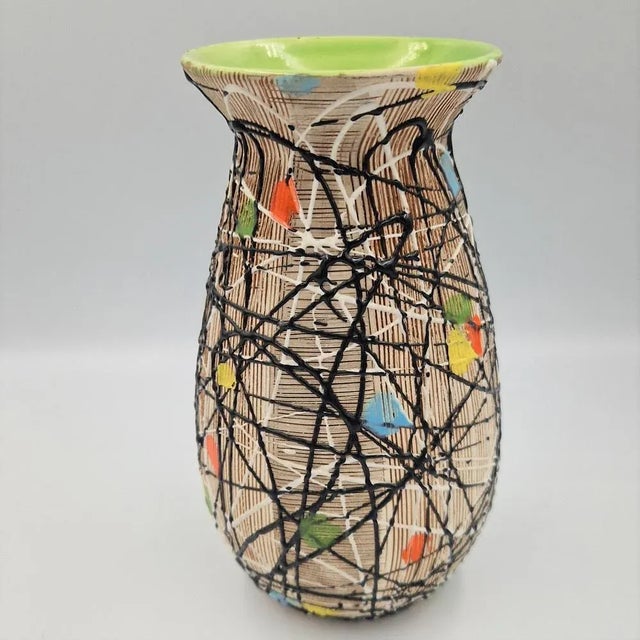 Ceramic Mid-Century Italian Vase from Fratelli Fanciullacci, 1950s For Sale - Image 7 of 7