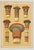 "Egyptian No 3" pair of chromolithograph plates from a 1910 printing of Owen Jones (1809-1874) "Grammar of Ornament" the...