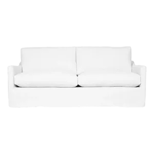 Moss Home Megan Loveseat 64"W, Bonanza Optic White