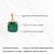 Square Cut 6.06ct Emerald Solitaire Double Prong 18k Yellow Gold Pendant For Sale - Image 12 of 16