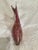 Dark Pink Flavio Poli Designed Fish Made by Archimedean Seguso . Murano Art Glass Ruby/Gold Color With Gold Leaf Inclusions Plus Bullicante Bibles. For Sale - Image 8 of 8