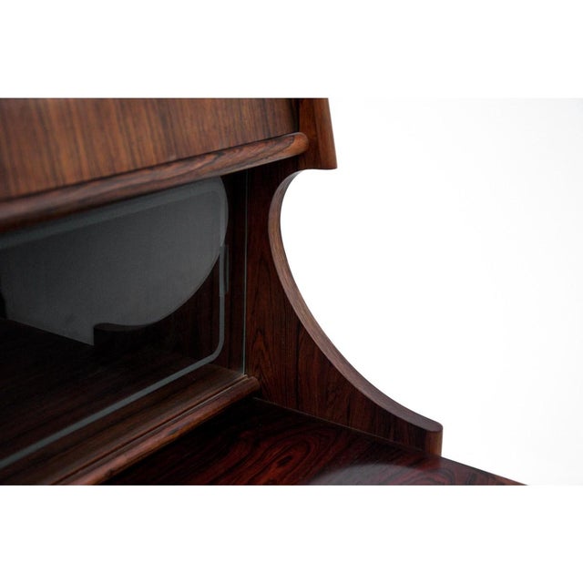 Brown Rosewood Writing Desk by G. Falsig for Möbelfabrik Holstebro, 1960s For Sale - Image 8 of 17