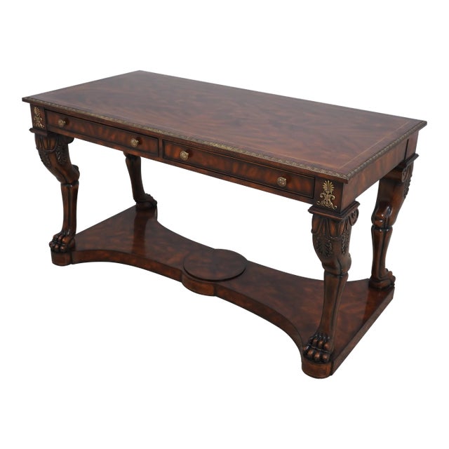 Theodore Alexander Molitor Regency Mahogany Writing Desk For Sale