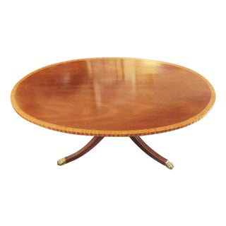 Councill Craftsman Banded Mahogany Occasional Coffee Table For Sale