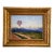 Contemporary Oil on Canvas Landscape With Hot Air Balloon, Signed & Framed For Sale