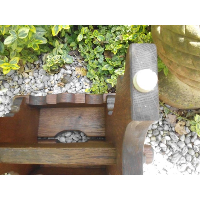 Antique Oak Stools, 1890s, Set of 2 For Sale - Image 11 of 12
