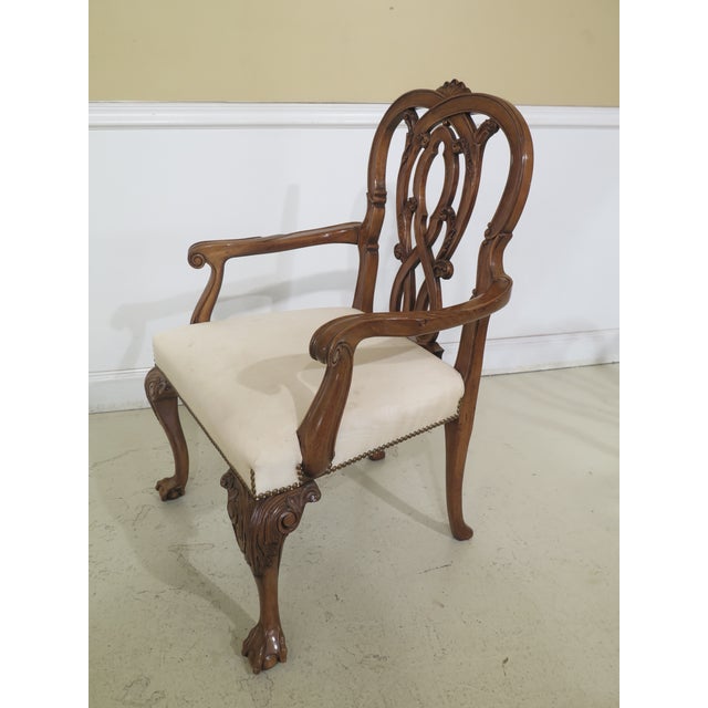 1990s Vintage Karges Style Ball & Claw Dining Room Chairs Set