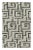 Textile Contemporary Kilim Rug in Ivory, Charcoal Black Deco Pattern by Rug & Kilim For Sale - Image 7 of 7