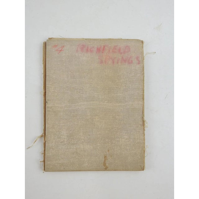 Richfield Springs, Otsego Lake, New York quadrant 1902 US Geological Survey topographical folding map on Linen. Meant to...