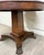 Antique American Empire Carved Mahogany Lion Paw Feet Pedestal Center Table For Sale - Image 10 of 11