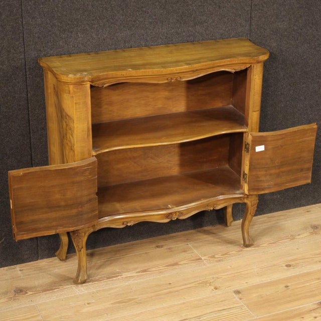Venetian Sideboard in Walnut, Burl, Beech and Maple, 1950s For Sale - Image 3 of 13