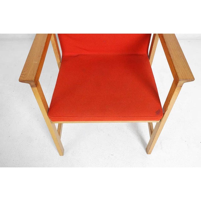 Red 1960s Hh Swedish Dining Chairs For Sale - Image 8 of 15