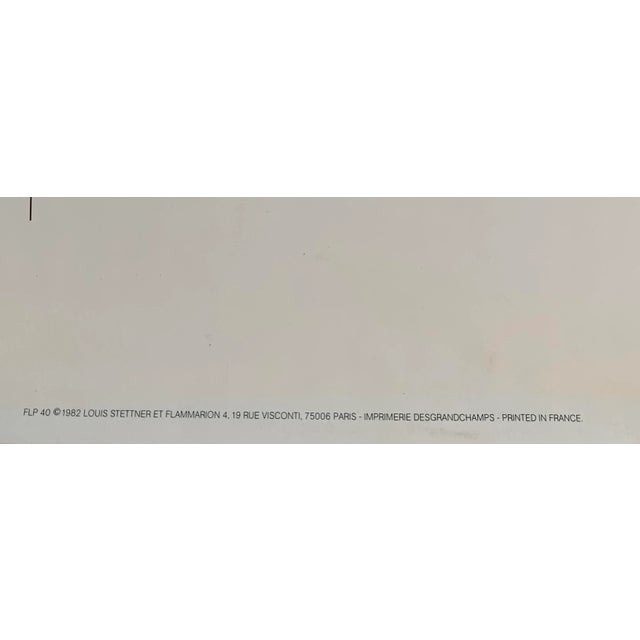 Louis Stettner “Au Café Pigalle” Paris Cafe Original 1982 Poster Unframed For Sale - Image 4 of 8