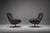 A beautiful pair of Danish Modern leather lounge chairs designed by Henry Walter Klein for Bramin in the 1970s....
