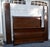 Cherry Wood Sleigh Bed Louis Philippe Style Frame Full Size For Sale - Image 11 of 16