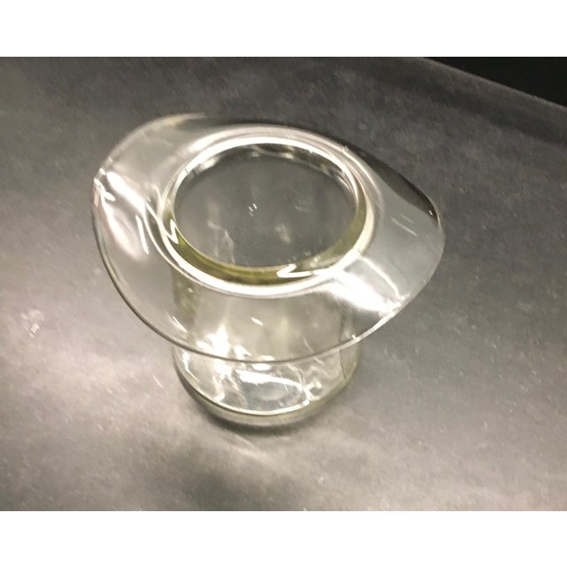 Blenko HandBlown Glass Top Hat Vase Vintage 1960s Chairish