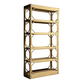 Vintage Bamboo Bookcase, France 1980 For Sale