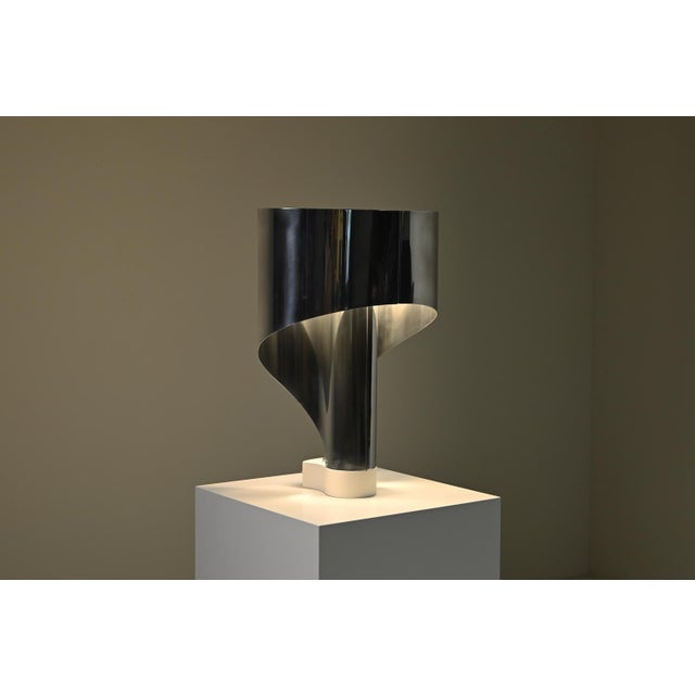 Mid-Century Modern Spinnaker Table Lamp by Constantino Corsini & Giorgio Wiskemann for Stilnovo, Italy, 1968 For Sale - Image 3 of 10
