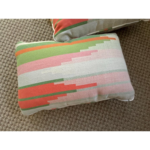 2010s Frontgate Southwestern Style Lumbar Pillows- a Pair For Sale - Image 5 of 6